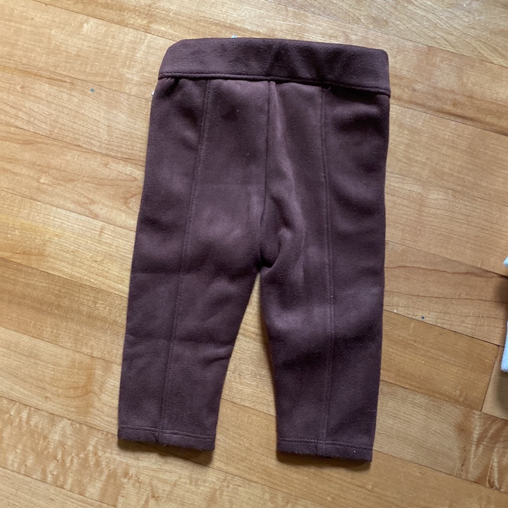 NWT Janie and jack equestrian ruffle neck sweater and faux suede leggings 3-6mo - Picture 5 of 5
